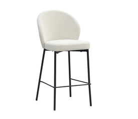 LUNE ΣΚΑΜΠΟ BAR ΛΕΥΚΟ 48x53.5x95.5