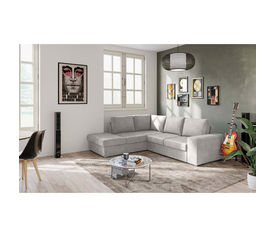 EDDI ΚΑΝΑΠΕΣ ΚΡΕΒΑΤΙ ΓΩΝΙΑ ΑΡΙΣΤΕΡΗ TAUPE 248x213x90