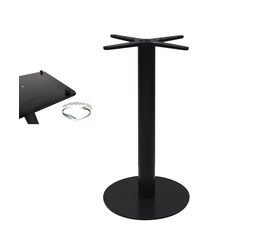 PRATO-R Βάση Τραπεζιού/10,00Kg Μέταλλο Μαύρο (με ρεγουλατόρο)