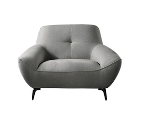 PEDRO Πολυθρόνα Σαλονιού - Καθιστικού, Ύφασμα Γκρι