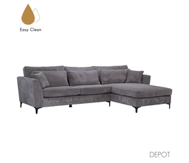 FOREVER ΚΑΝΑΠΕΣ ΓΩΝΙΑ ΔΕΞΙΑ ΓΚΡΙ 316x185x92