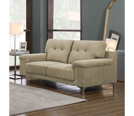 NOTE Kαναπές Σαλονιού - Καθιστικού 2Θέσιος, Ύφασμα Cappuccino