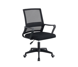 BF2112 Πολυθρόνα Γραφείου Ύφασμα Μαύρο Mesh