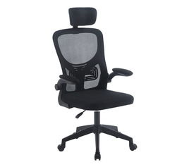 BF3055 Πολυθρόνα Γραφείου- Διευθυντή, Mesh Μαύρο