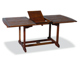 Ξύλινο Επεκτεινόμενο Τραπέζι Acacia Wood 140 + 40 = 180 x 90 x 72(h)cm