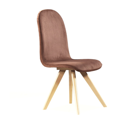 Καρέκλα Ελληνικής Κατασκευής BTP 404 Οξιά / Ύφασμα 42x43xH99cm