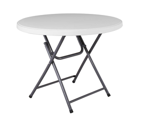 BLOW-R Τραπέζι Συνεδρίου Catering Πτυσσόμενο, Μέταλλο Βαφή Γκρι, HDPE Άσπρο