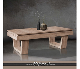 Bolero Τραπεζάκι Σαλονιού Ελληνικής Κατασκευής με Σερβιτόρους 120x70x44cm