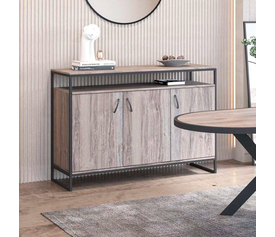 No5 Μπουφές 3Φυλλος 140x45.5xH84cm