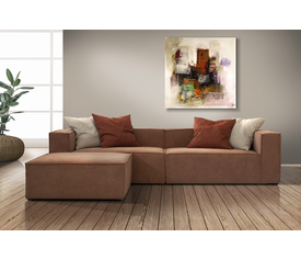 Box Πολυμορφικός Καναπές Γωνία 280x100-200cm