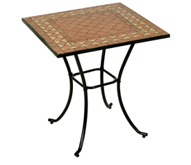 Τετράγωνο Μεταλλικό Τραπέζι Mosaic 70 x 70 x 75cm