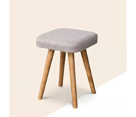 Σκαμπό Ελληνικής Κατασκευής BTP 001 Οξιά / Ύφασμα 29x29xH50cm