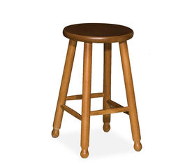 Σκαμπό Ελληνικής Κατασκευής BTP 479 Οξιά 25x25xH50cm