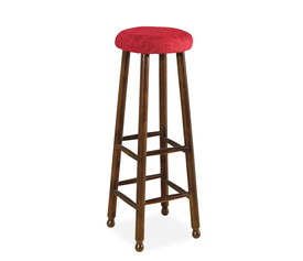 Σκαμπό Μπαρ Ελληνικής Κατασκευής BTP 483 Οξιά / Ύφασμα 25x25xH75cm