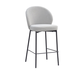 LUNE ΣΚΑΜΠΟ BAR ΓΚΡΙ 48x53.5x95.5