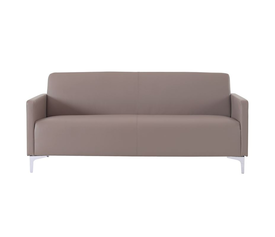 STYLE Καναπές Σαλονιού Καθιστικού, 2Θέσιος, Pu Cappuccino K/D