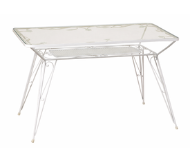 Γαλβανισμένο Παραλ/μο Τραπέζι Μασίφ 160 x 90 x H73cm