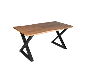 MINGLE ΤΡΑΠΕΖΙ ΚΑΡΥΔΙ ΜΑΥΡΟ 160x80x76