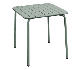 BRIO Slat Τραπέζι-Pro Κήπου - Βεράντας, Μέταλλο Βαφή Sandy Green 5635C