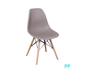 ART Wood Καρέκλα Τραπεζαρίας,  Πόδια Οξιά, Κάθισμα PP Sand Beige - 1 Step K/D - Pro