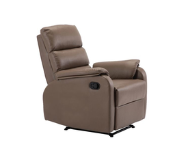 COMFORT Πολυθρόνα Relax Σαλονιού - Καθιστικού PU Cappuccino