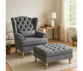 Μπερζέρα Καπιτονέ 88x82xH113cm