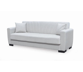 GALAXY Καναπές – Κρεβάτι με Αποθηκευτικό Χώρο, 3Θέσιος Ύφασμα Μπεζ