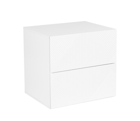 MEZZA LUNA ΚΟΜΟΔΙΝΟ 2ΣΥΡΤΑΡΙΑ ΛΕΥΚΟ 55x45x52