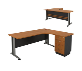 SUPERIOR COMPACT Δεξιά Γωνία Απόχρωση Dark Grey - Cherry