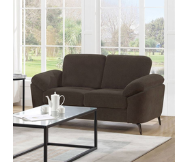 KATRINA Καναπές 2θ - Σαλονιού - Καθιστικού, Ύφασμα Καφέ, K/D