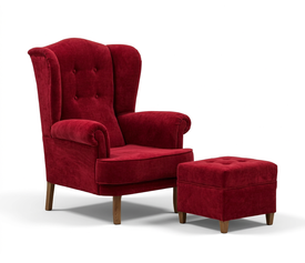 Charlotte Mπερζέρα 80x90xH113cm