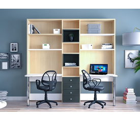 Dali Composition 8 Desk Unit 228x77xH195cm
