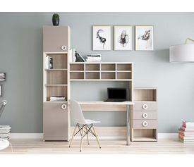 Dali  Composition 1 - Desk Unit 213x67xH195cm