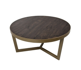 Cross Τραπεζάκι Σαλονιού Ελληνικής Κατασκευής AFS Ø80x40cm