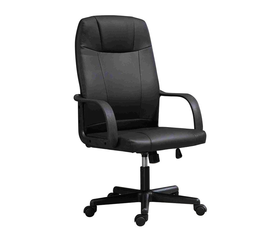 BF1010 Πολυθρόνα Γραφείου Διευθυντή Pvc Μαύρο