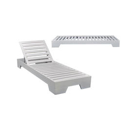 VERANO Ξαπλώστρα (A) Οξιά Άσπρο