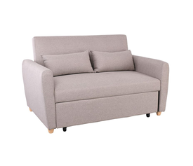 MOTTO Καναπές - Κρεβάτι Σαλονιού - Καθιστικού, Ύφασμα Cappuccino