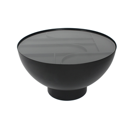 ARCHES COFFEE TABLE ΜΑΥΡΟ 70x70x40