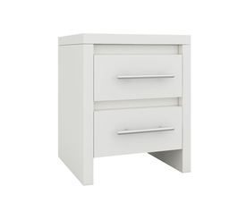 KENNEL Κομοδίνο 2 Συρτάρια, Απόχρωση Άσπρο