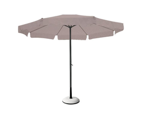 ΟΜΠΡΕΛΑ Αλουμινίου Σκελετός Ανθρακί, Ύφασμα Μπεζ