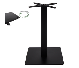 PRATO-R Βάση Τραπεζιού με Ρεγουλατόρο, Μέταλλο Βαφή Μαύρο (18,00kg)