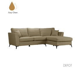 BOEL ΚΑΝΑΠΕΣ ΓΩΝΙΑ ΔΕΞΙΑ BEIGE 280x170x92
