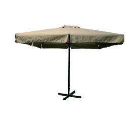 ΟΜΠΡΕΛΑ alu βαρέως τύπου Σκελετός Ανθρακί/Ύφ.Μπεζ 250gr