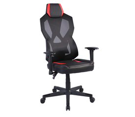 STORM ΚΑΡΕΚΛΑ GAMING ΓΡΑΦΕΙΟΥ ΜΑΥΡΟ ΚΟΚΚΙΝΟ 50x73x135