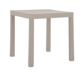 DALTON Τραπέζι Κήπου-Βεράντας Μέταλλο Βαφή Γκρι, PP-UV Γκρι