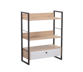 TRILOGY ΒΙΒΛΙΟΘΗΚΗ ΦΥΣΙΚΟ ΜΑΥΡΟ 70x30x90