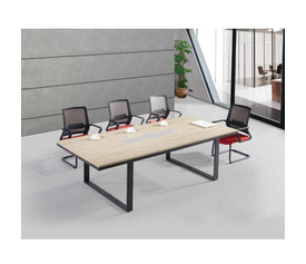 PROGRESS Τραπέζι Γραφείου Συνεδριακό, Απόχρωση Elm - Sky Grey