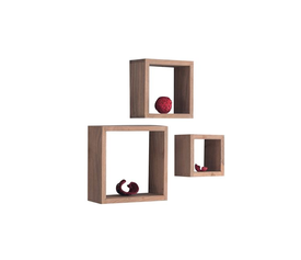 TRIO Set - 3 Ράφια Ξύλο Ακακία Φυσικό