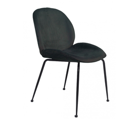 DEMY Ανθρακί καρέκλα μεταλλική 59x48x79.5cm