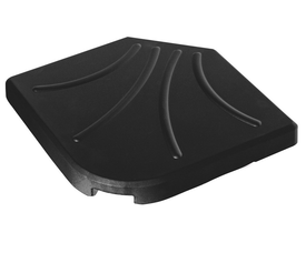 Μάυρη Βάση Πλάκα 50 x 50cm Για Γωνιακές Ομπρέλες 25Kgr